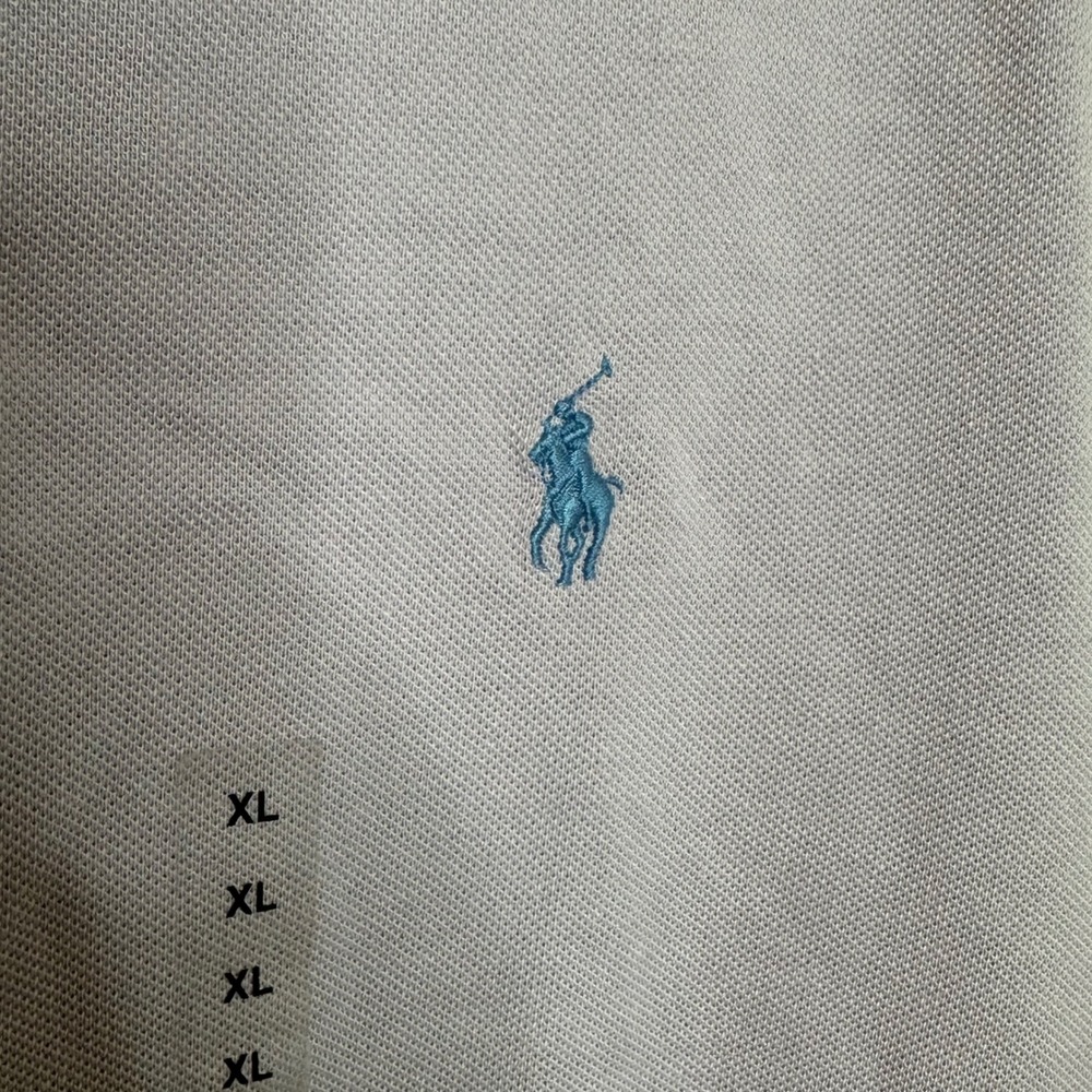 Polo Ralph Lauren Skinny Fit Cotton Pique Shirt Size XL Purple Preppy NEW‎ - Picture 5 of 10